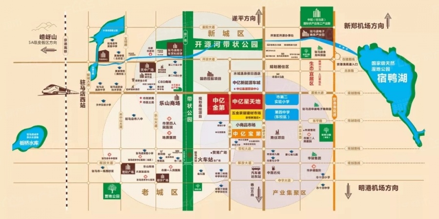 中亿金第楼盘位置图1