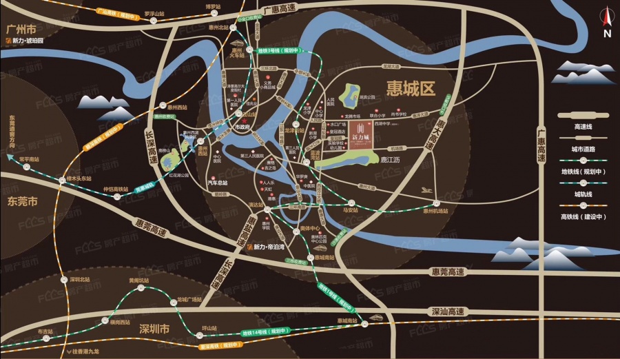 新力城楼盘位置图1