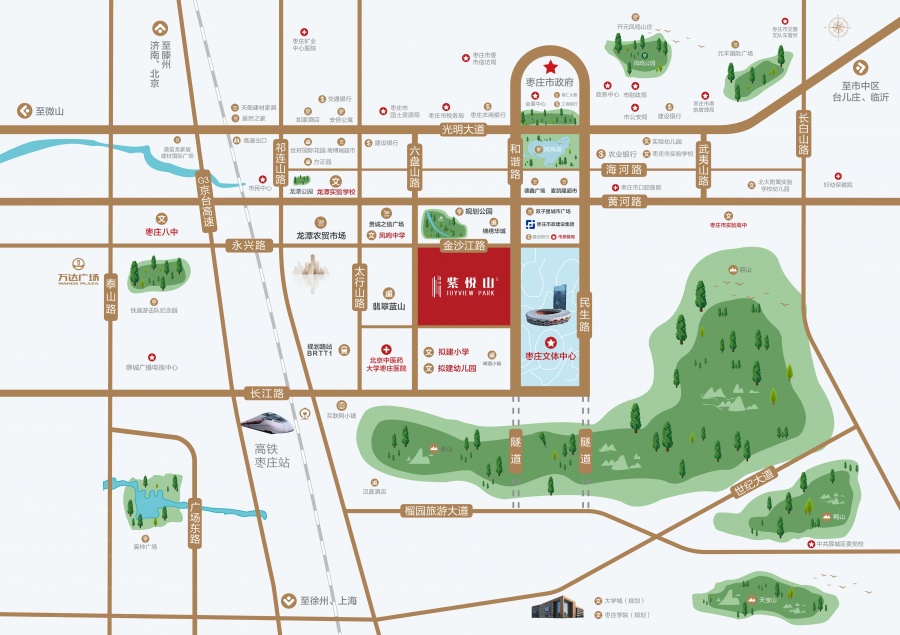 紫悦山楼盘位置图1