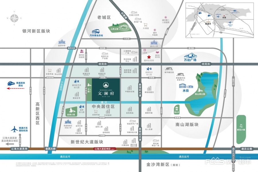 大唐文澜府楼盘位置图1