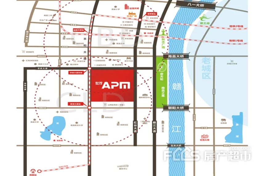 世茂APM楼盘位置图1