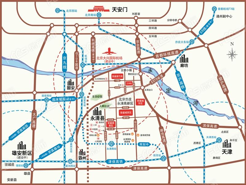 永清荣盛·花语城楼盘位置图1