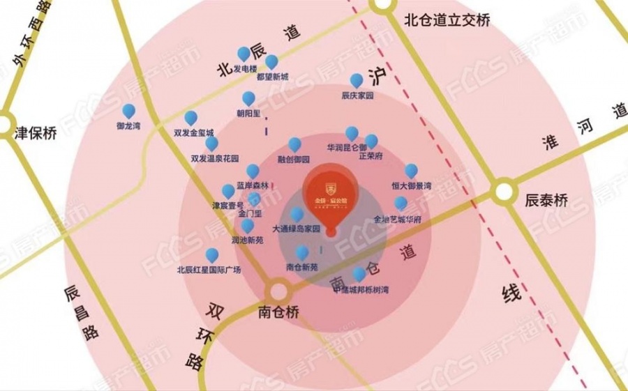 金侨上街楼盘位置图1