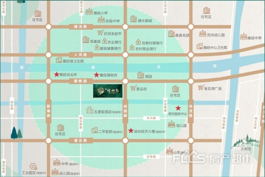 风华雅居楼盘位置图1
