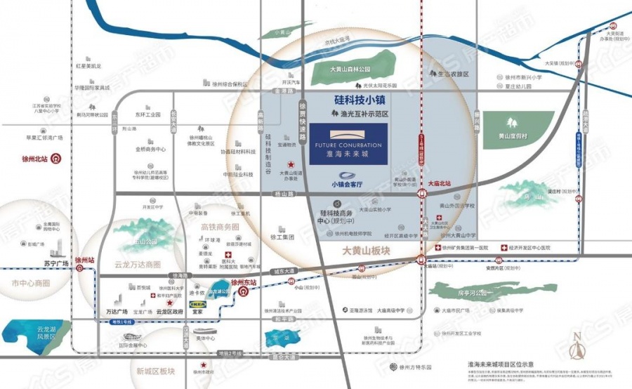 淮海未来城楼盘位置图1