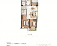 3室2厅2卫的户型图