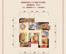 3室2厅2卫2阳台的户型图