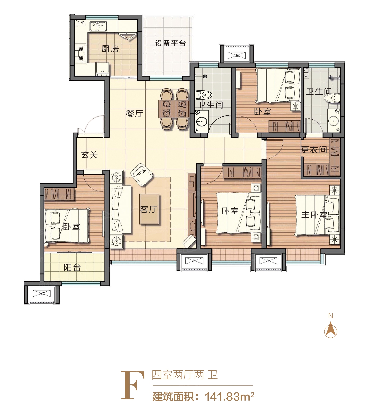 淄博齐润花园户型图图片