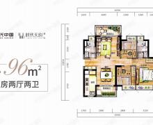 3室2厅2卫的户型图