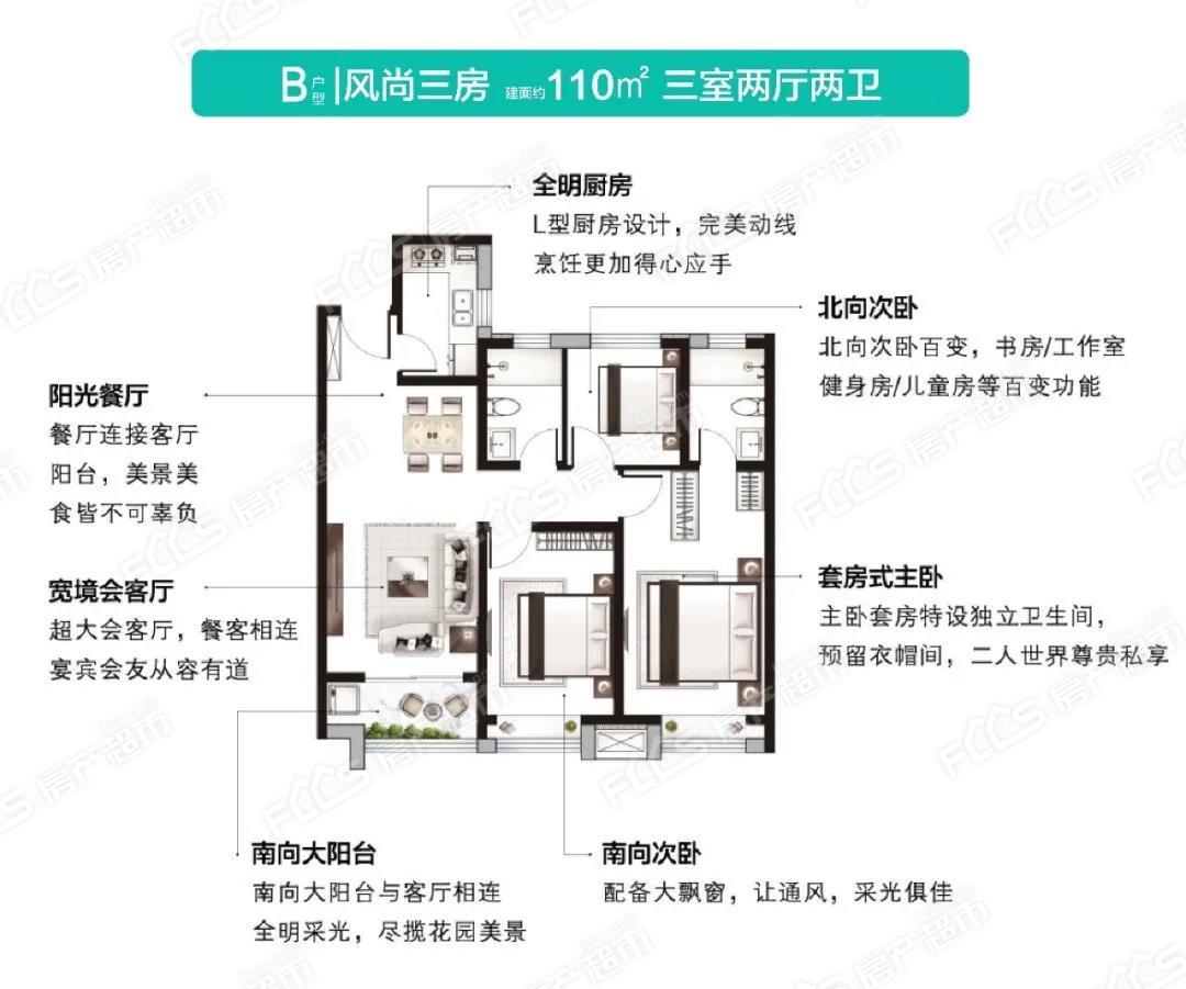 齐河紫薇公馆户型图图片