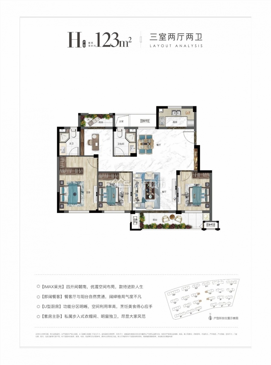 华都·花源里楼盘户型图3