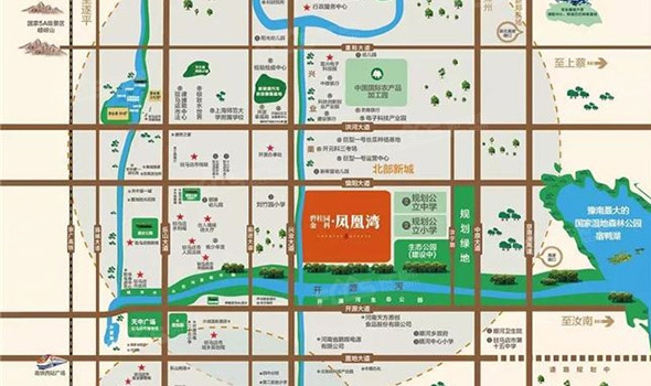碧桂园金科凤凰湾楼盘总平图1