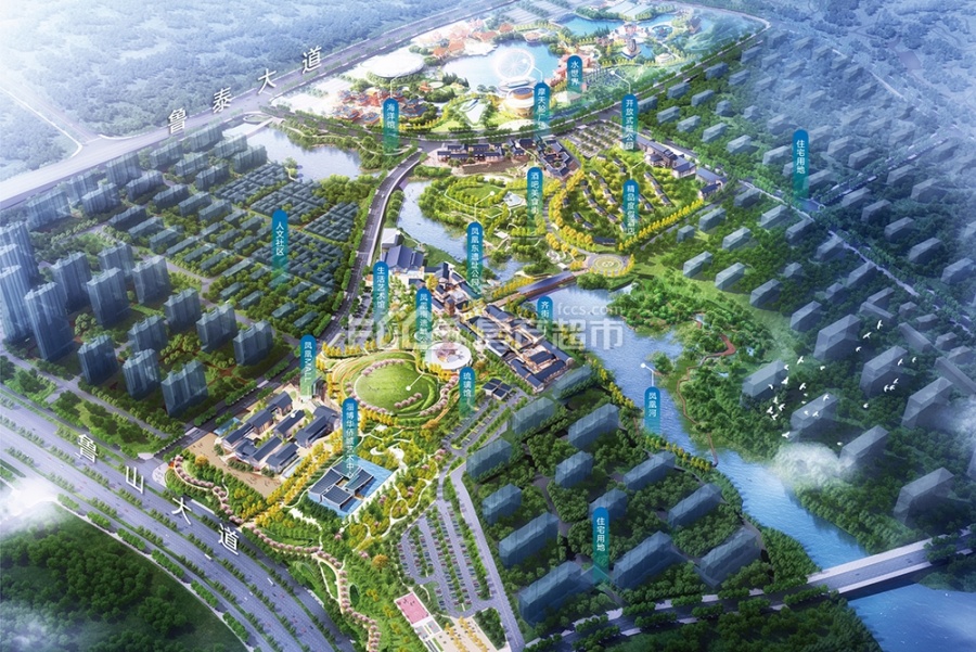 华侨城·欢乐山川楼盘总平图1