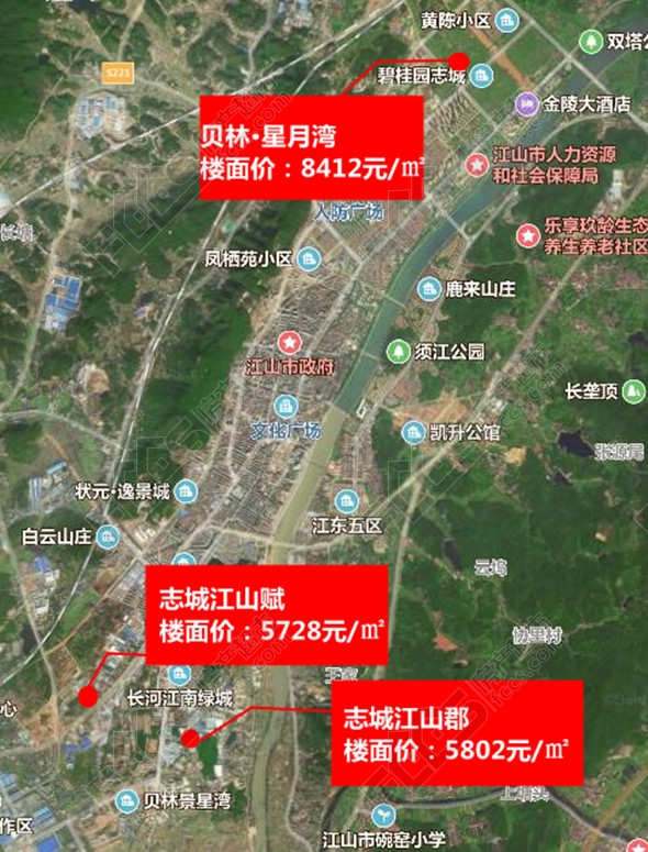 4月4日,江山经济开发区科创园东侧一住宅地块(志城江山郡)经过114轮