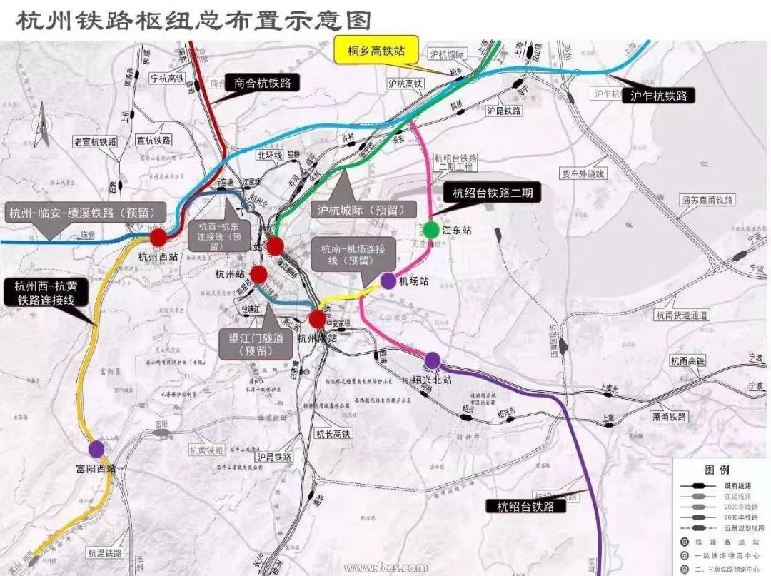 在国家铁总和浙江省政府联合批复的《杭州市铁路枢纽总图》中,桐乡站