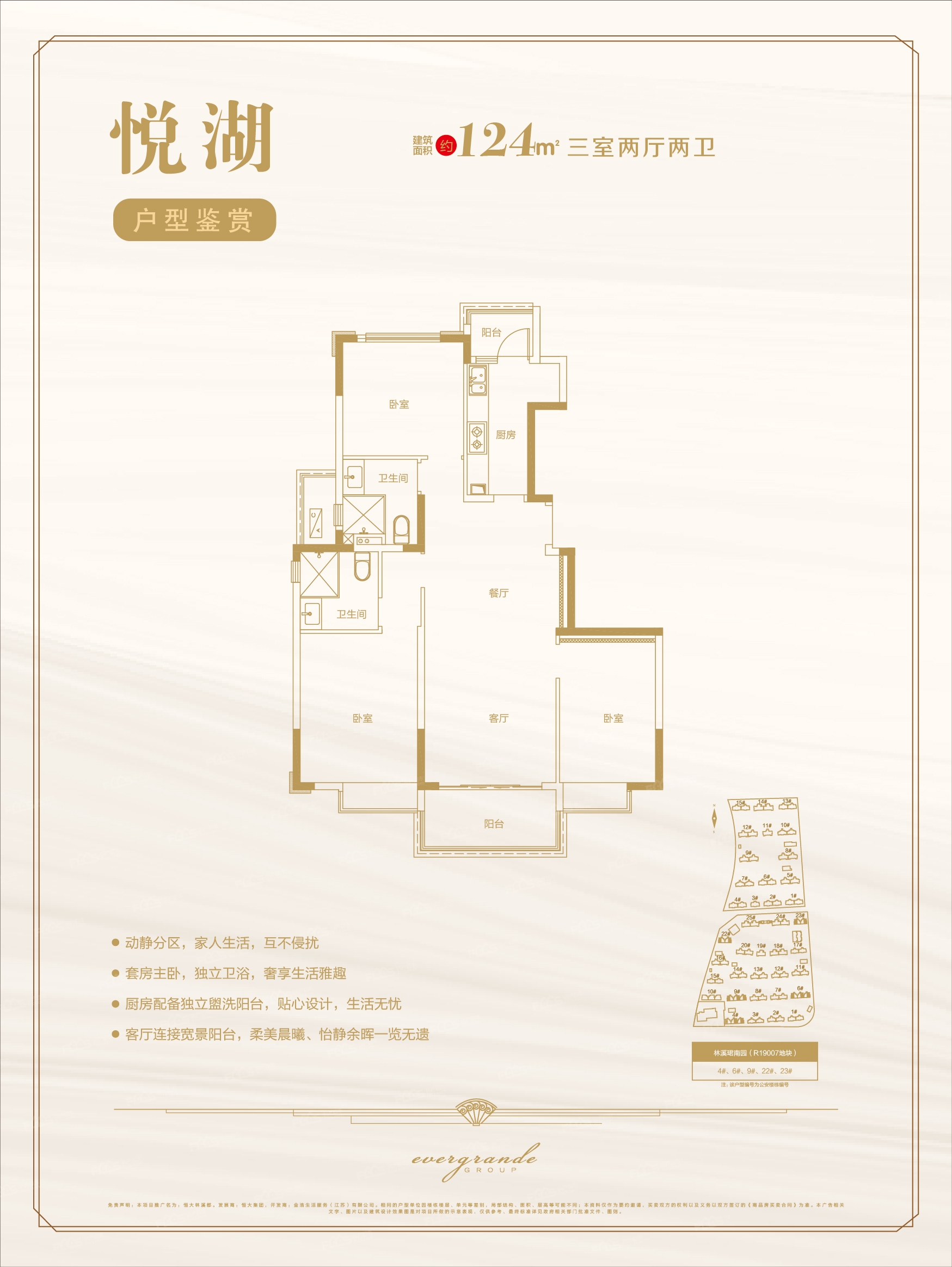 南通恒大林溪郡户型怎么样