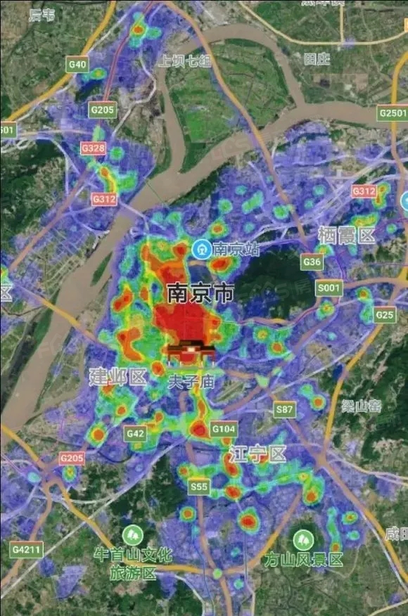 南通發展,不如江蘇其他熱門城市?用熱力圖來說明真相