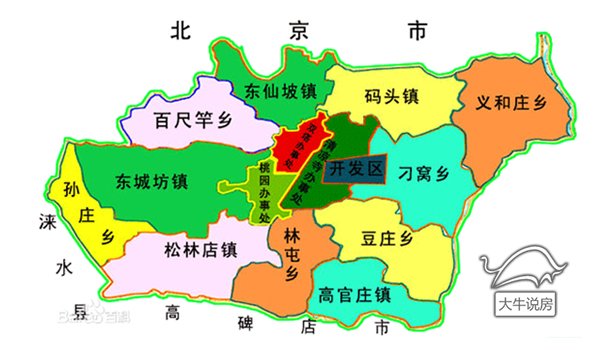 涿州的地理位置图图片