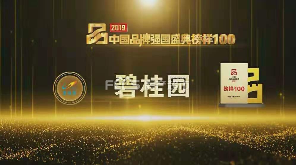 碧桂园,2019中国品牌强国榜样盛典100