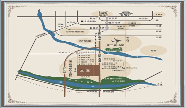 中盛星河湾小区位于固安育才南路,临近兴旺街处,属于固安城市中心的