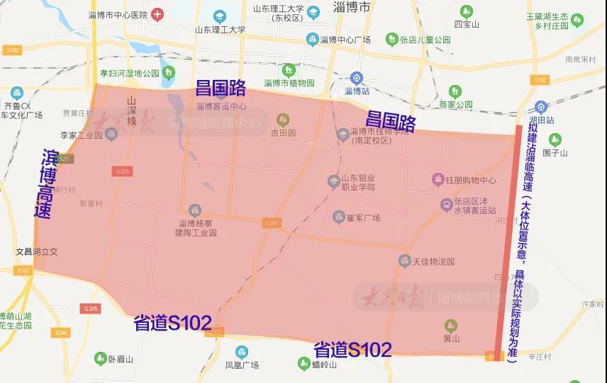 张店区南定镇规划2030图片