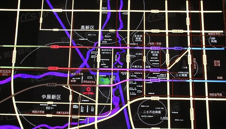 郑州汇泉西悦城位置图