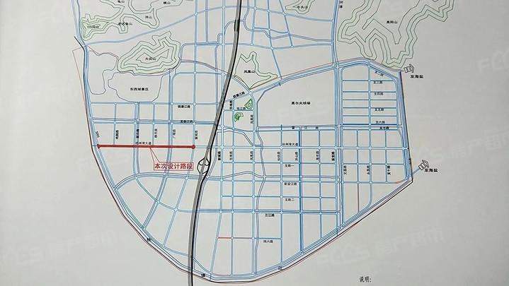 這條道路位於尖山新區,杭州灣大道西延道路(g524至襄城路),目前已