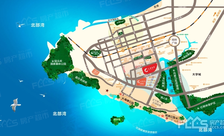 大都锦城区位图