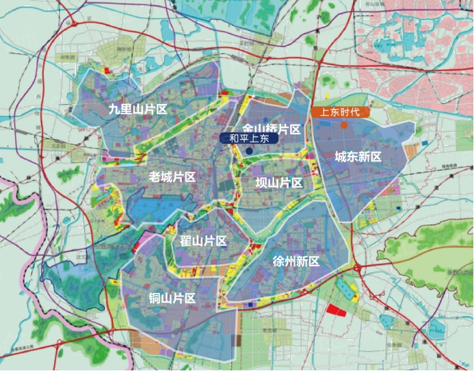 徐州空港新城规划图图片