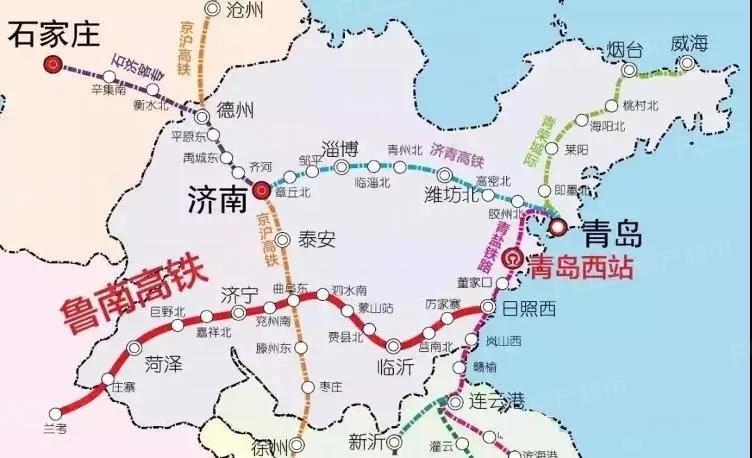 日照高铁线路图图片