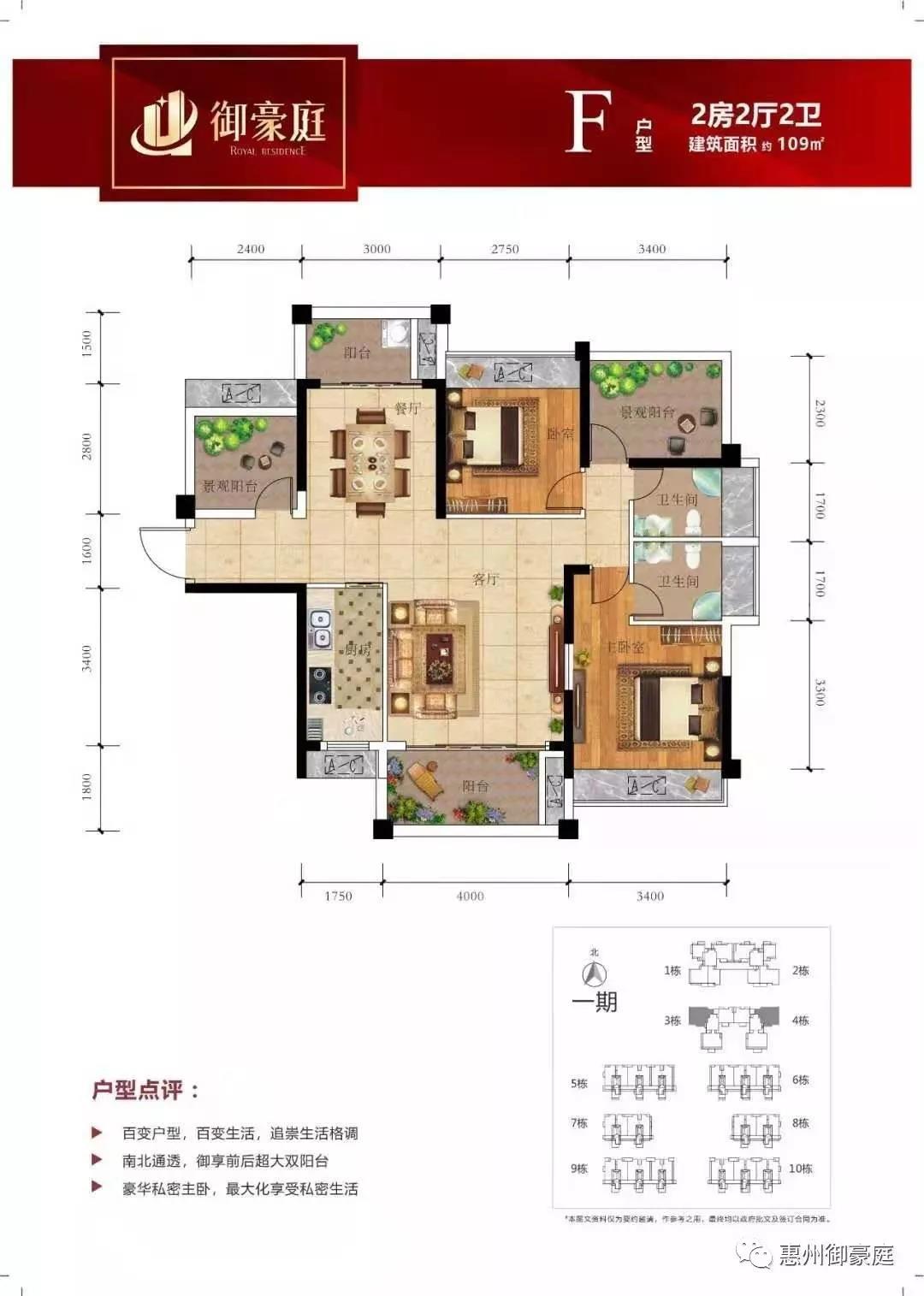 御豪庭户型图 惠州房产超市