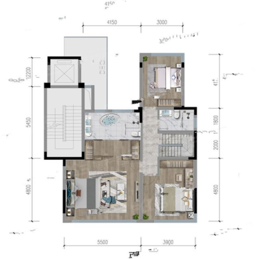 西樾锦宸户型图西樾锦宸是什么建筑风格的