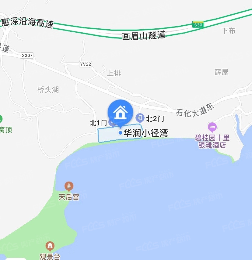 大亚湾华润小径湾位置大亚湾华润小径湾房价