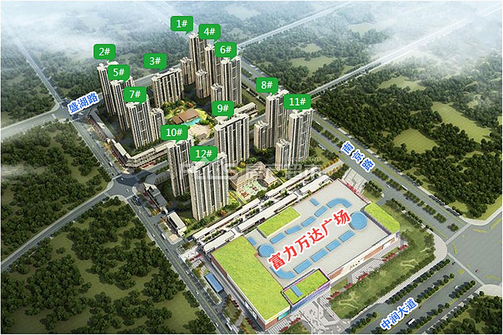 「距离万达一步之遥:富力城二期收官楼座火热预约中 淄博房产超市
