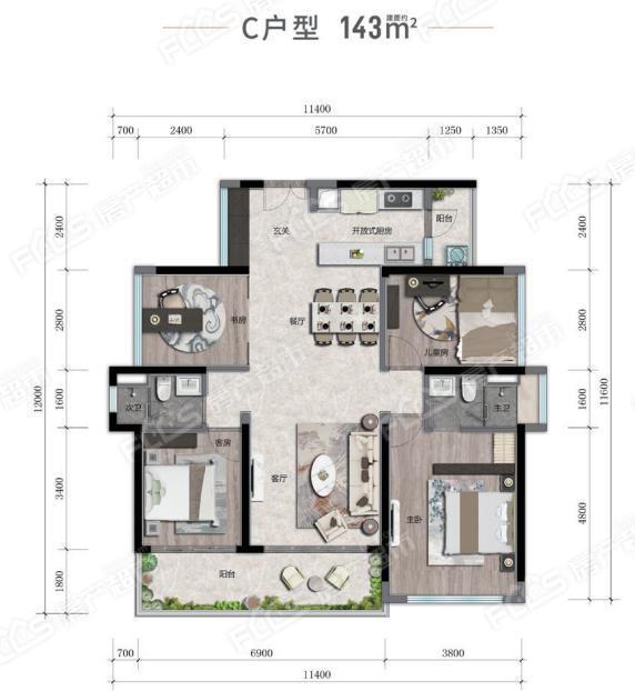 龙光天境户型图