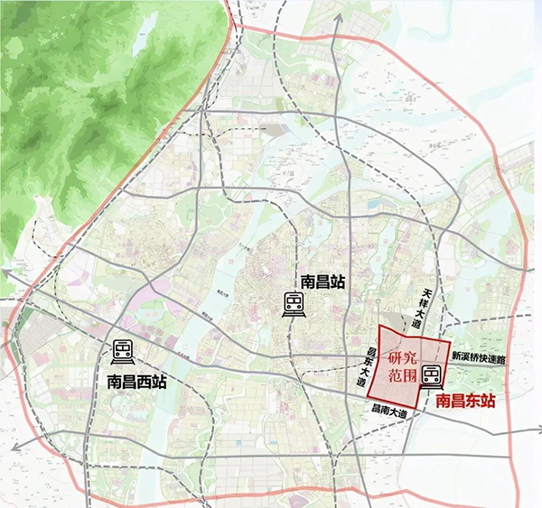 南昌东站枢纽交通详细规划公布,广州路东延施工全面启动