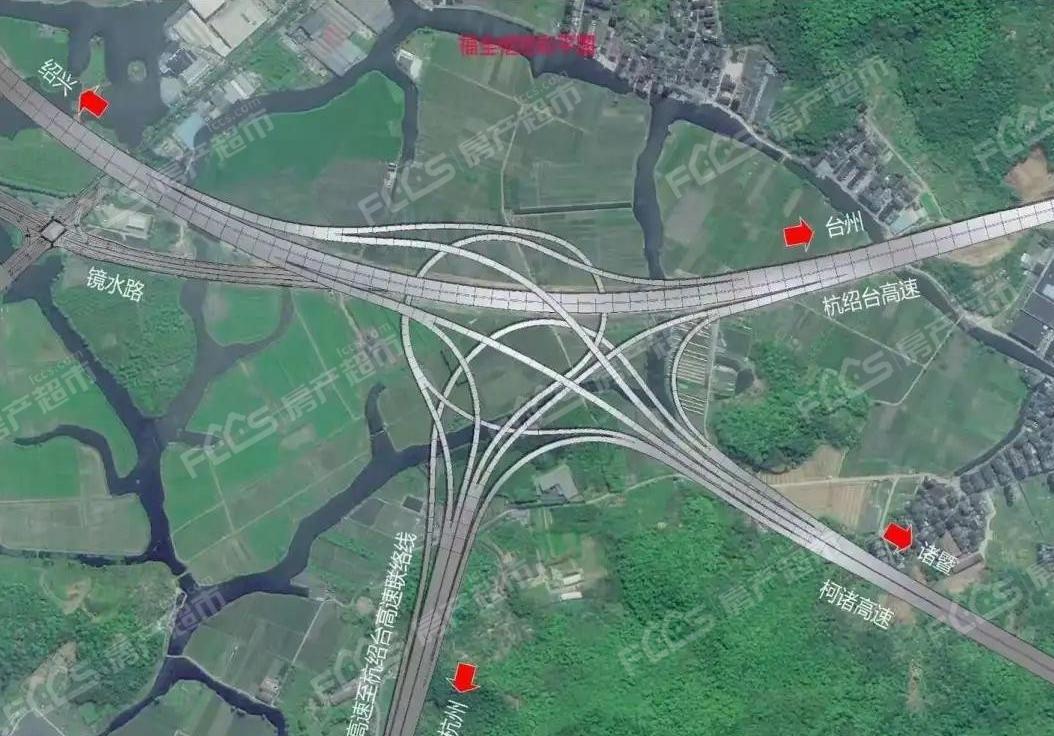 杭绍甬高速越东路互通连接线工程,柯诸高速项目开工仪式