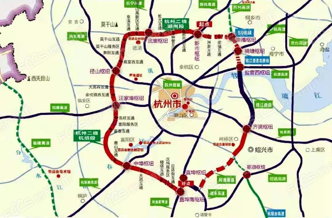 杭州绕城西复线出入口图片