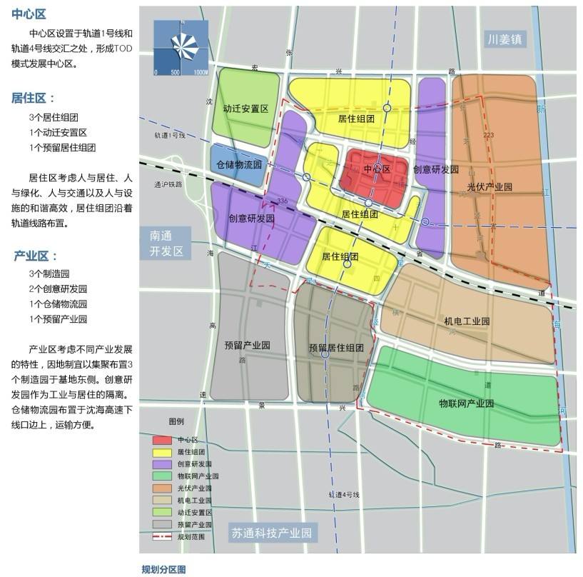 南通市锡通园区规划图图片