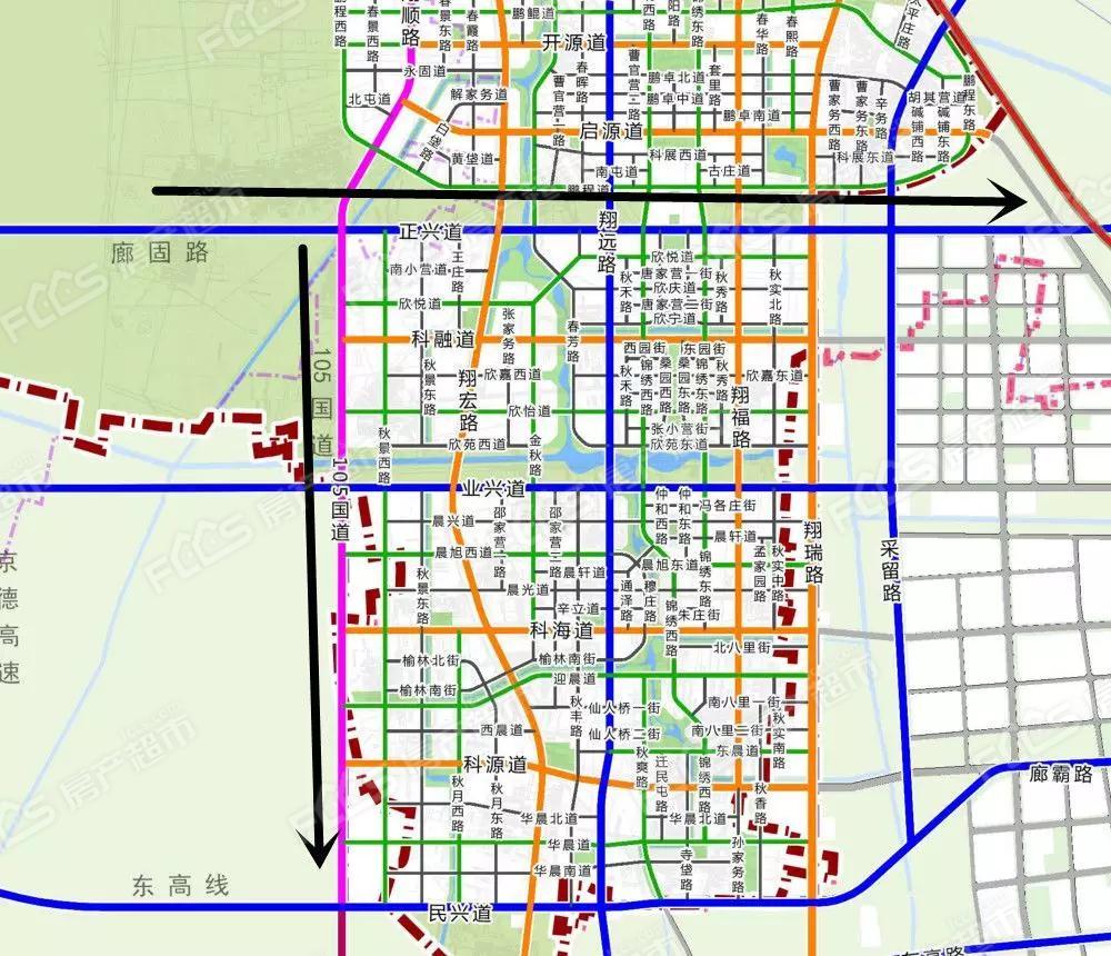 永清临空大道线路图图片