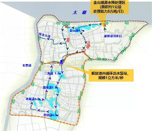 「南太湖未来城(长东片区)水空间整体设计方案曝光」
