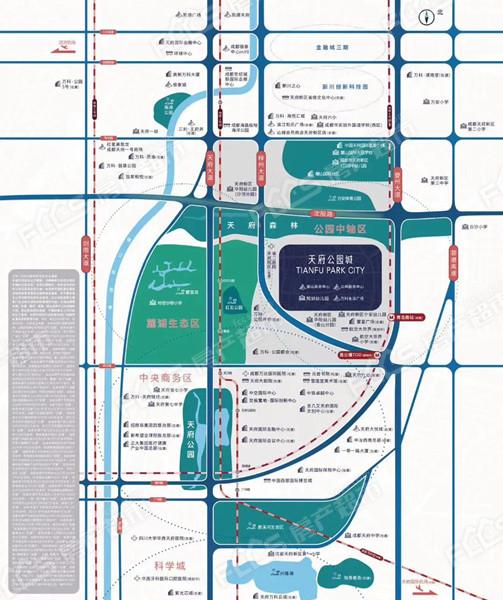 万科天府公园城在哪里万科天府公园城周边规划图如何