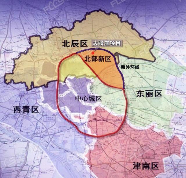 天津市北辰区详细地图图片