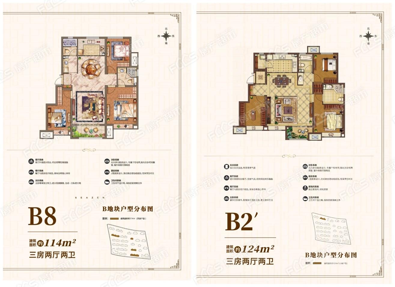 新城樾风华户型图图片