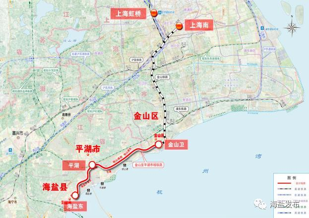 沪平盐城际铁路站点图(规划)