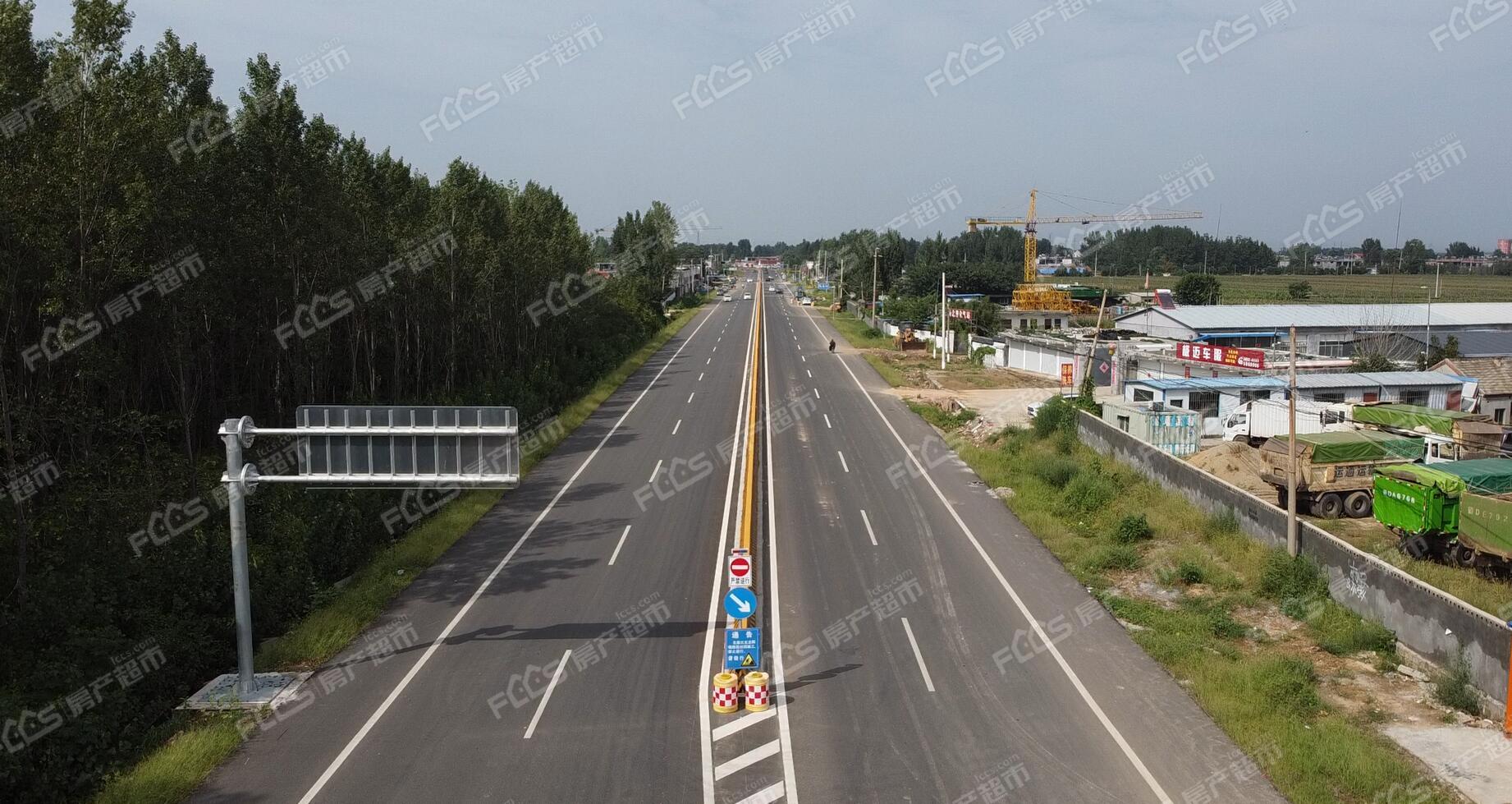 航拍来袭丨滕州新北出口滕龙路龙岭路8月工程进度