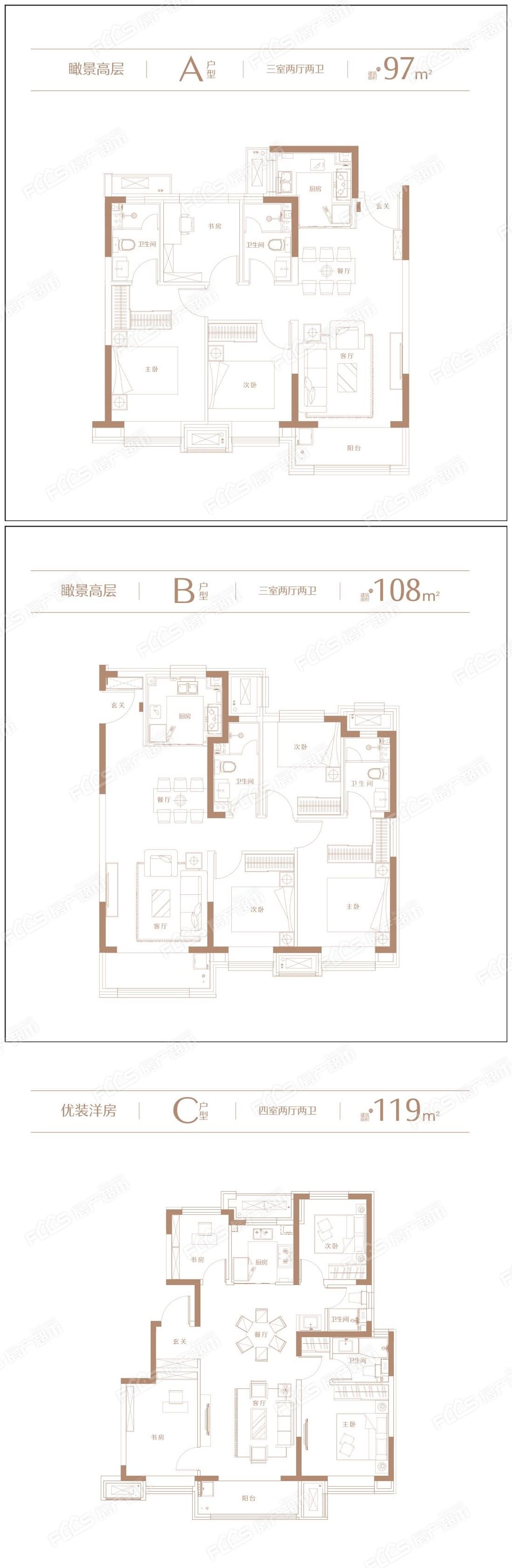 中骏璟尚户型图图片