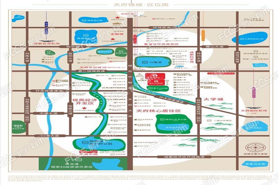 聚亿天府锦城交房了吗聚亿天府锦城区位图