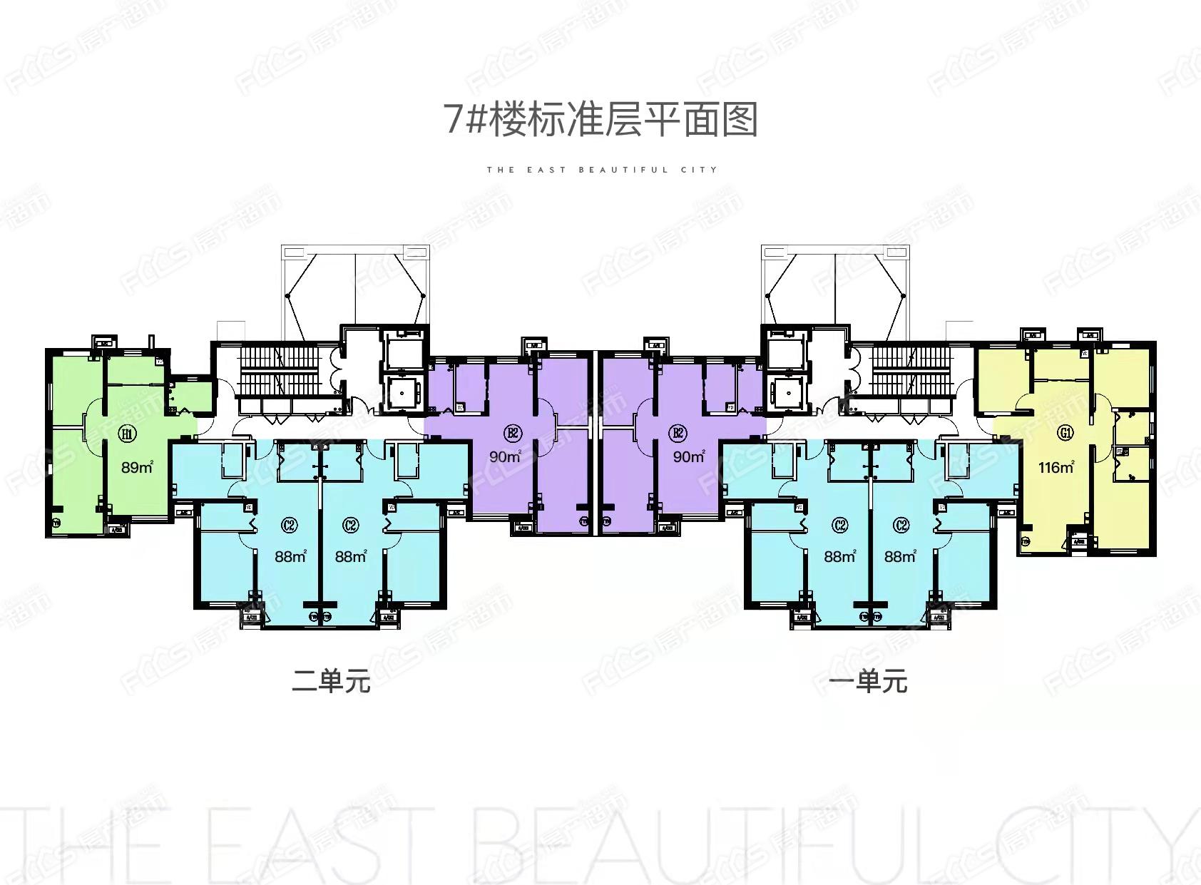 东方丽城户型图图片